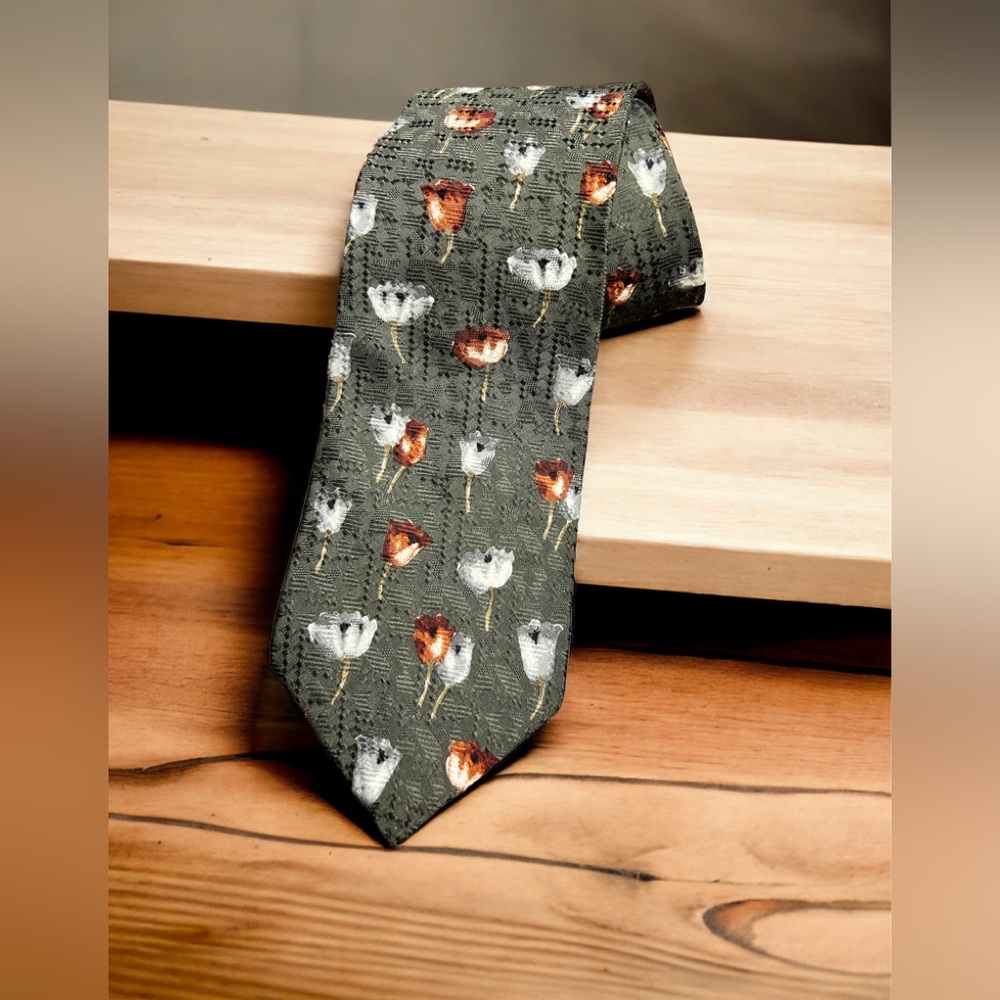 Collezione Bellagio Floral Flower Silk Tie